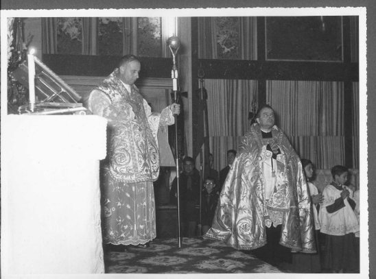 Mons. A. Getti in parrocchia